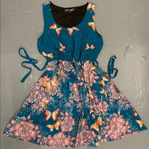 Satin Butterfly Dress